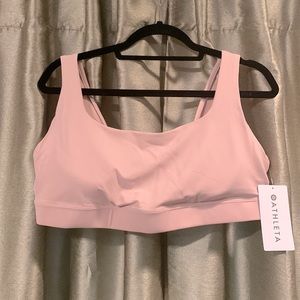 NWT “Spring Pink” Athleta size 1x “Exhale Bra”